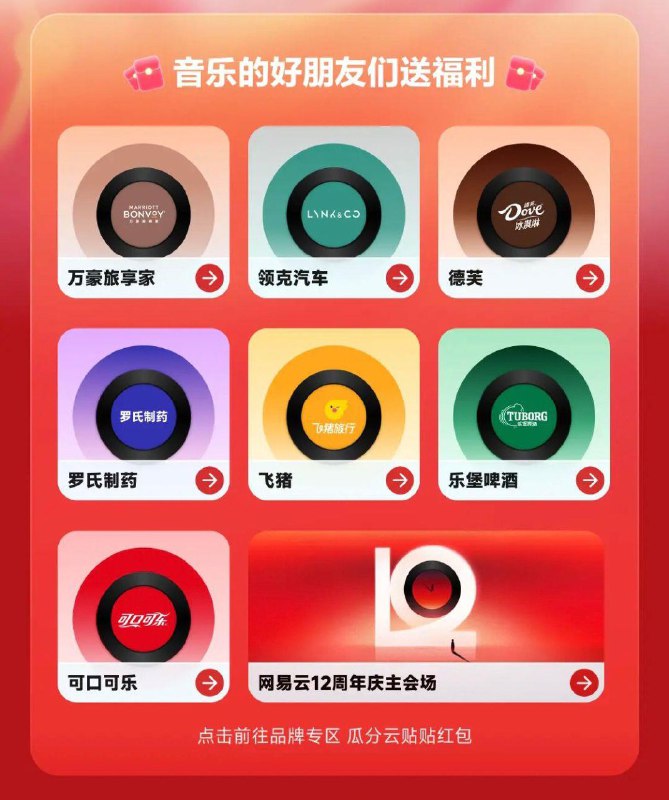 网易云音乐搜 乐粉节进去做任务抽奖大概10多天会员